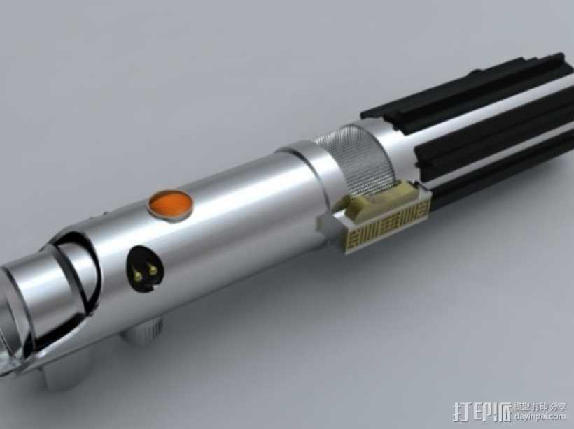  Anakin Skywalker的光剑 3D打印模型渲染图