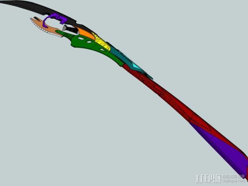 奇塔瑞权杖 3D打印模型渲染图