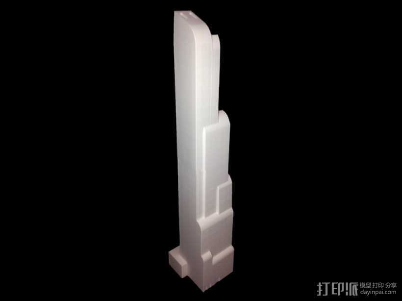 One57摩天大楼 3D打印模型渲染图
