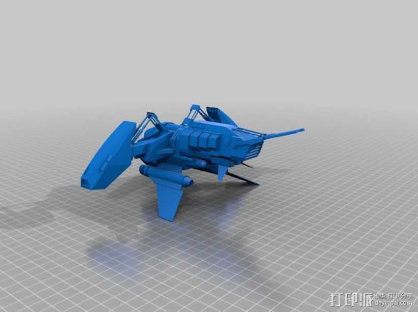 Betty号战斗机  3D打印模型渲染图