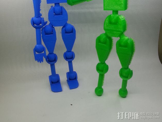 Marwen机器人 3D打印模型渲染图