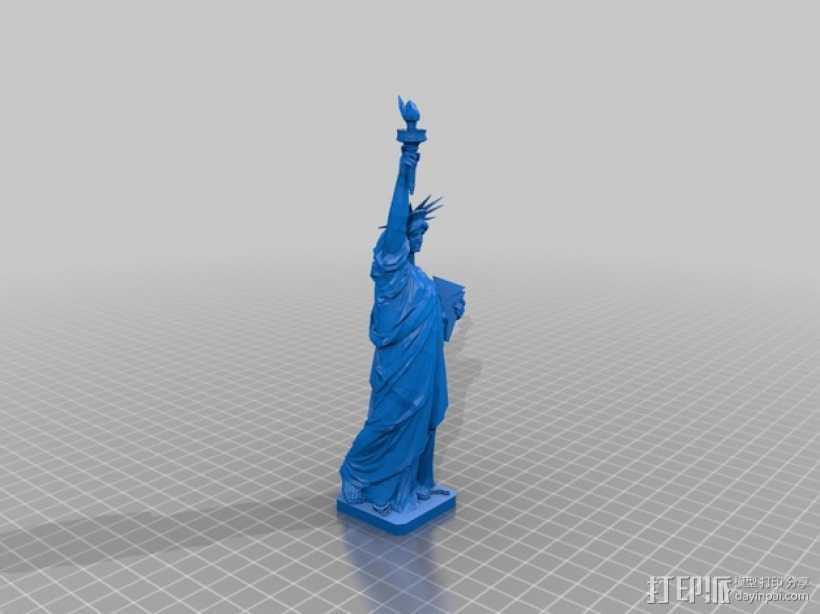 自由女神像3D模型 3D打印模型渲染图