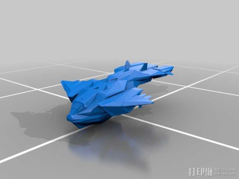 鹈鹕运输机 3D打印模型渲染图