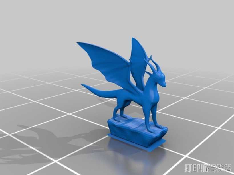 麒麟模型 3D打印模型渲染图