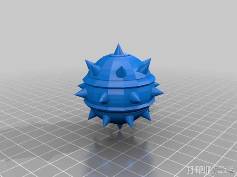 炸弹模型 3D打印模型渲染图