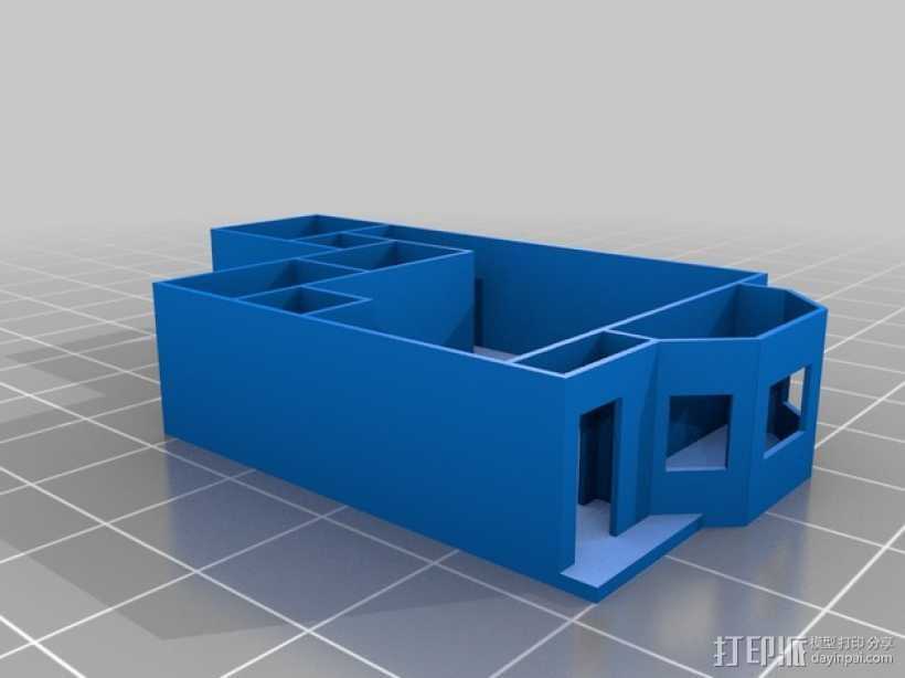 公寓 房屋结构 3D打印模型渲染图