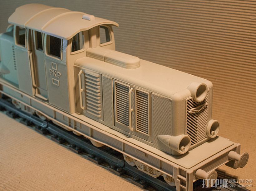 Diesel 01火车头模型 3D打印模型渲染图