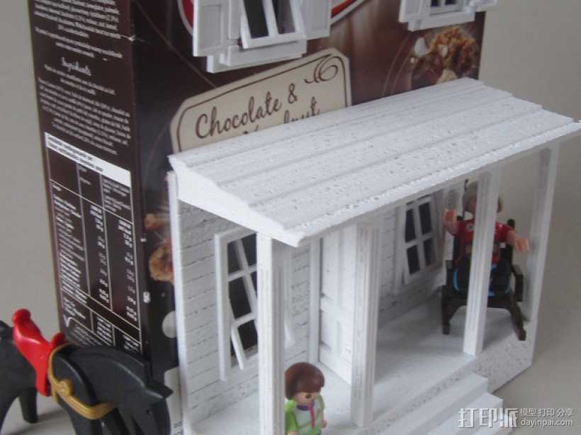 饼干屋 农舍 3D打印模型渲染图