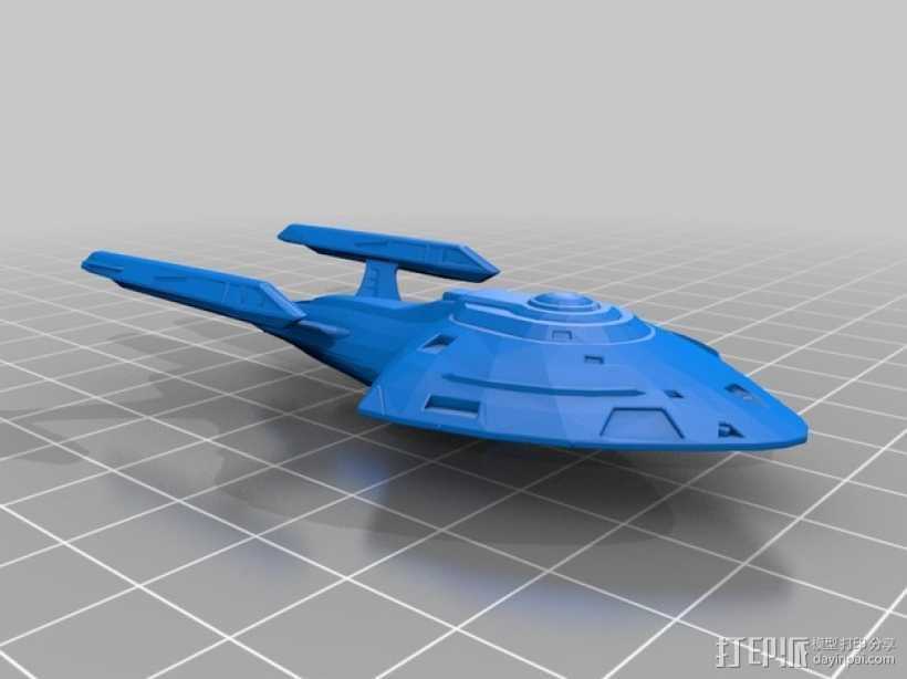 USS Aurora 飞船模型 3D打印模型渲染图