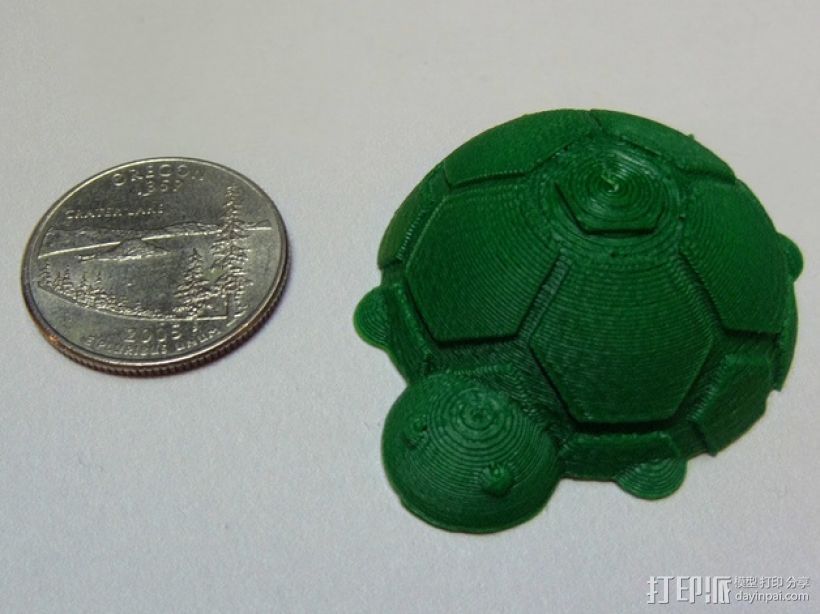 海龟 3D打印模型渲染图