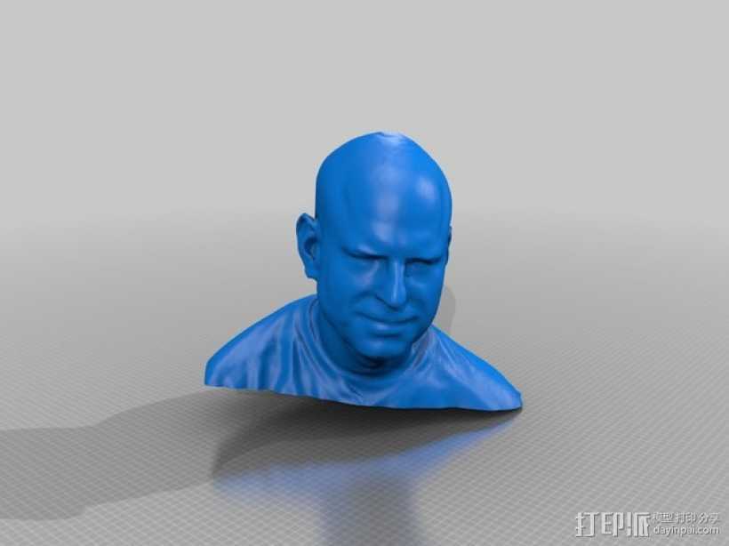 人头模型 3D打印模型渲染图