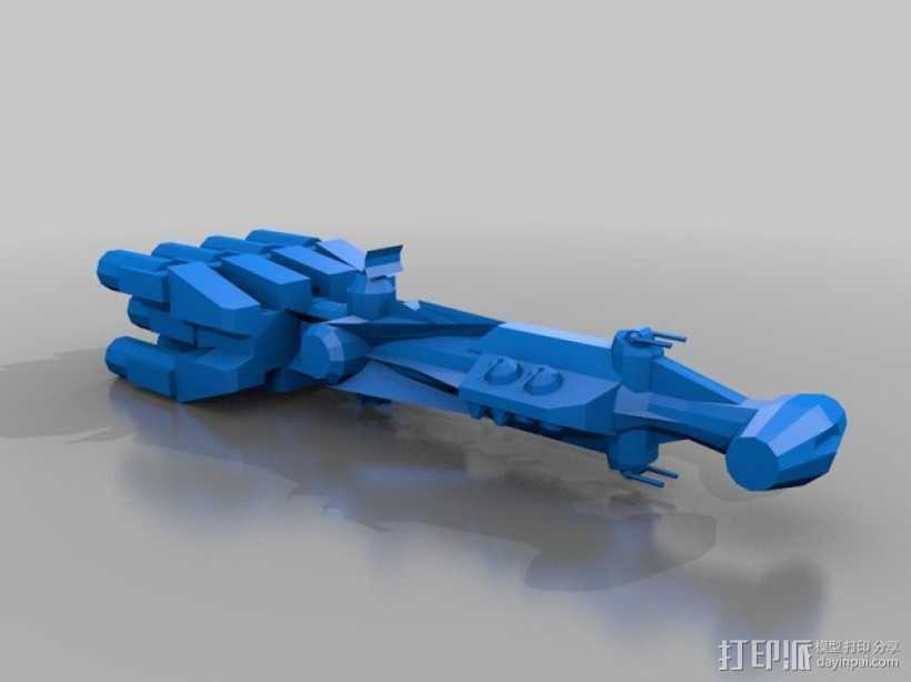 坦特维四号飞船 3D打印模型渲染图