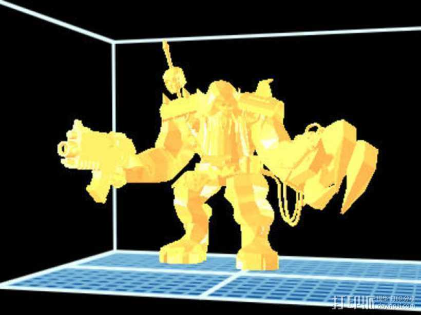 魔兽争霸兽族人模型 3D打印模型渲染图