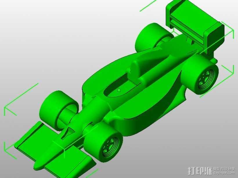 F1赛车 3D打印模型渲染图