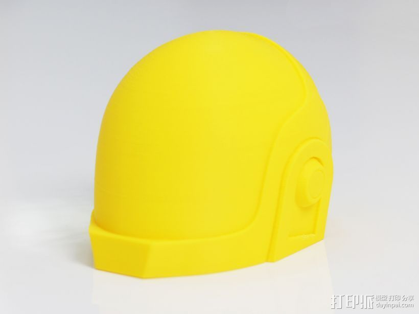 蠢朋克头盔 3D打印模型渲染图