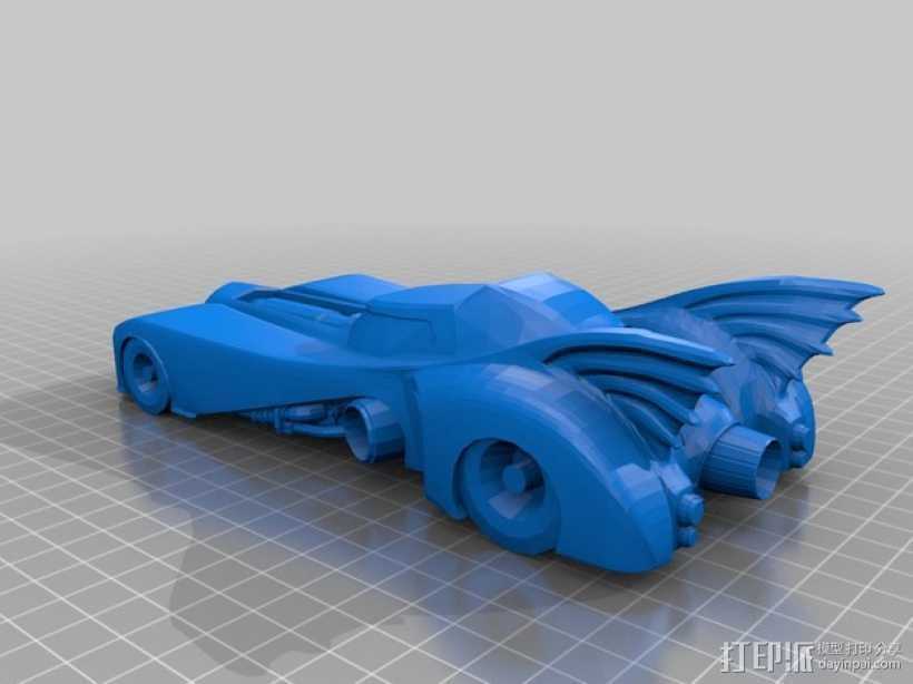 蝙蝠车  3D打印模型渲染图
