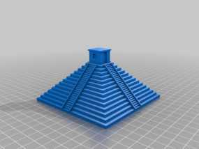 玛雅金字塔模型