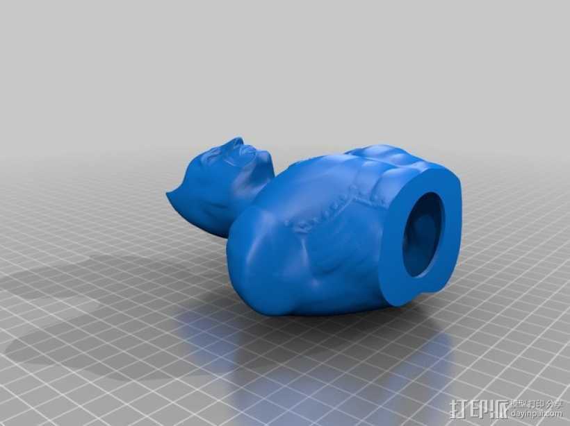 蝙蝠侠存钱罐  3D打印模型渲染图