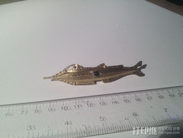 瓶子中的鹦鹉螺 3D打印模型渲染图