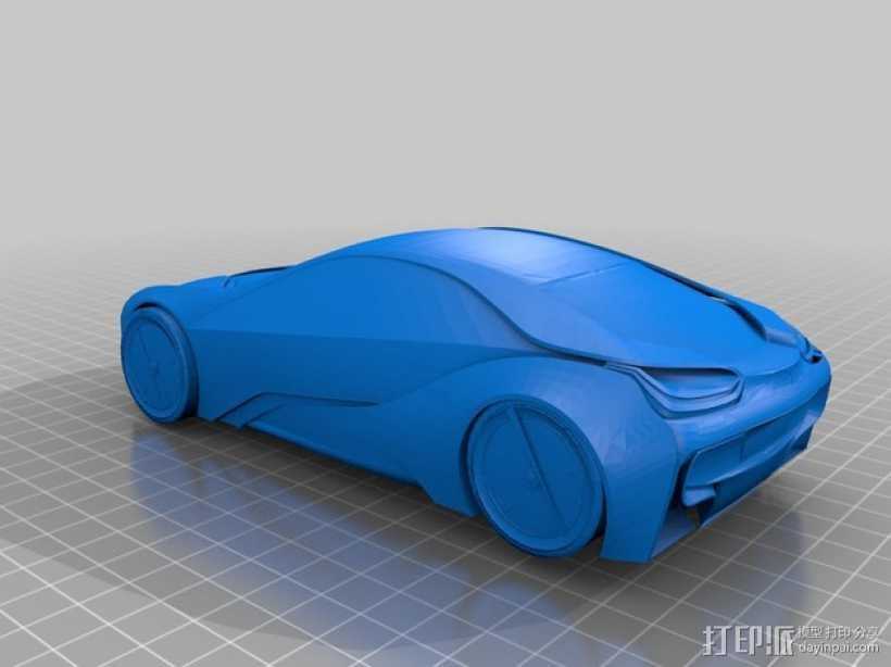 宝马汽车  3D打印模型渲染图