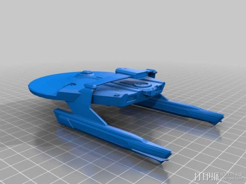 米兰达号星舰 3D打印模型渲染图