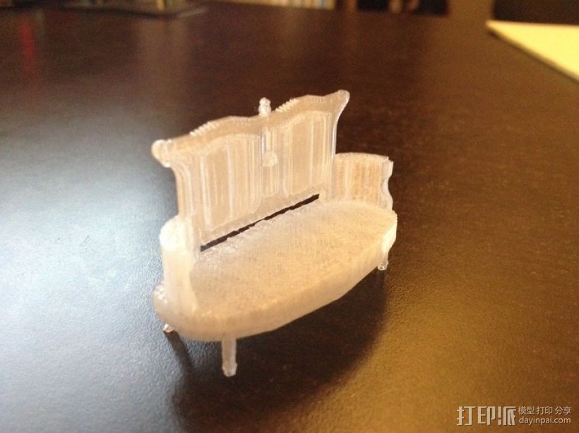 维多利亚沙发 3D打印模型渲染图