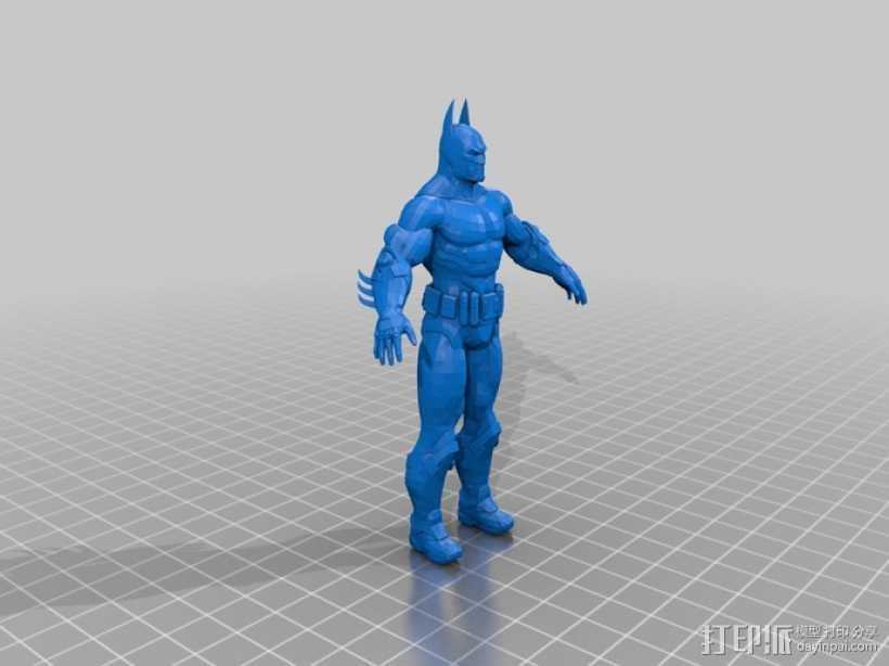 蝙蝠侠  3D打印模型渲染图