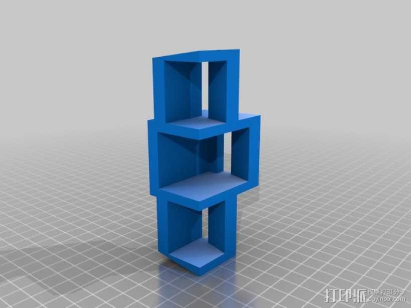 药丸盒 3D打印模型渲染图