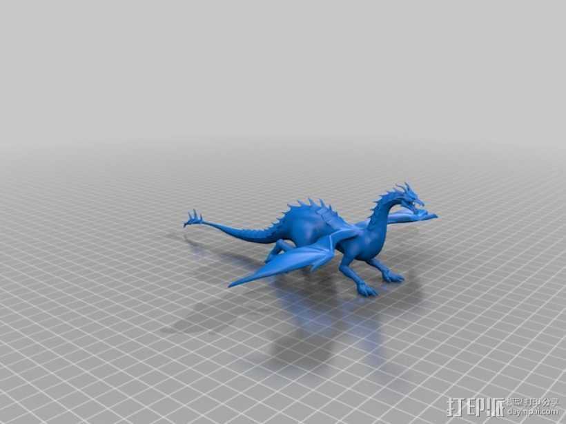 龙  3D打印模型渲染图