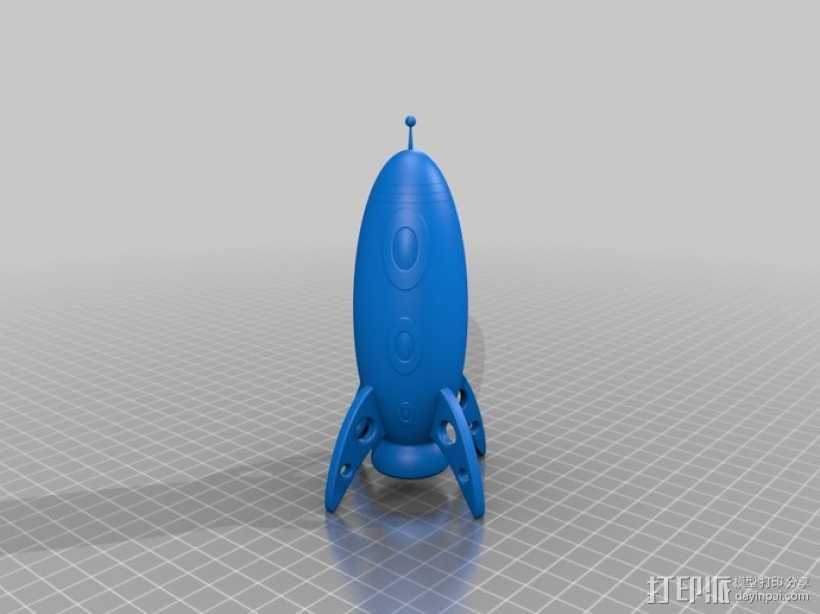 科幻太空飞船 3D打印模型渲染图