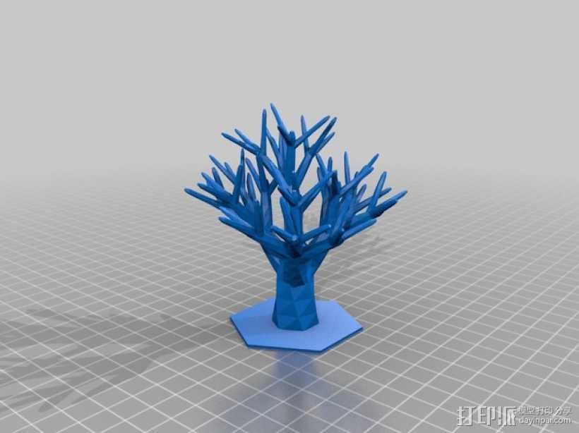 树 3D打印模型渲染图