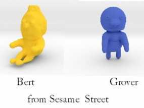 bert 和grover玩偶模型