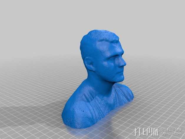 Aaron头部模型 3D打印模型渲染图