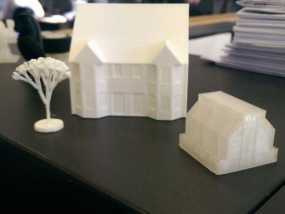 半独立房屋模型