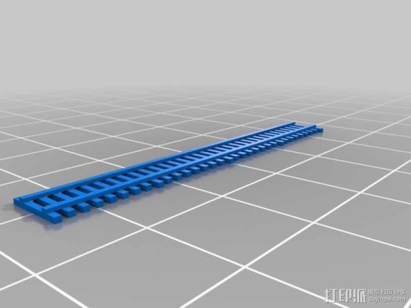 N字形篱笆 栅栏 3D打印模型渲染图