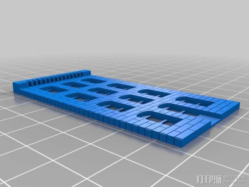 砖块楼房模型 3D打印模型渲染图
