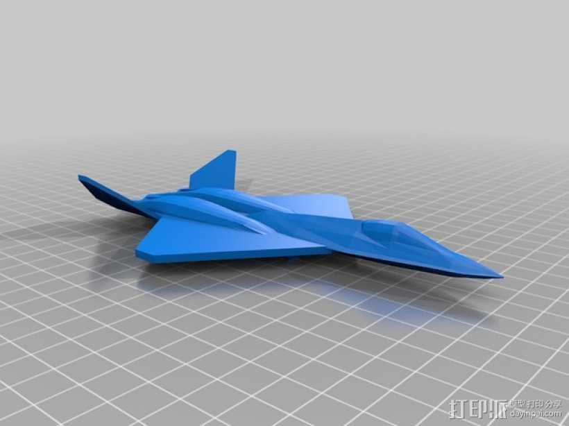 YF23黑寡妇战斗机 3D打印模型渲染图