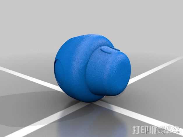 马里奥蘑菇 3D打印模型渲染图