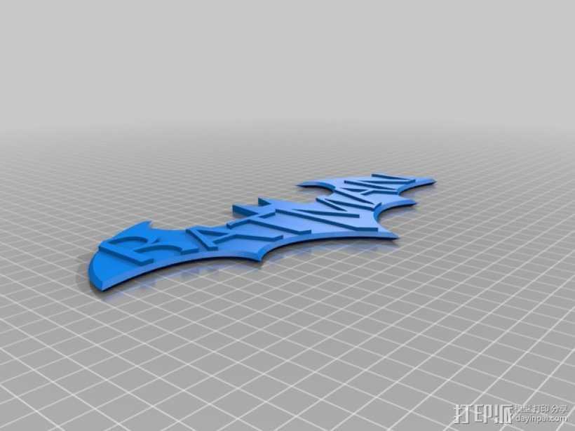 蝙蝠镖 3D打印模型渲染图