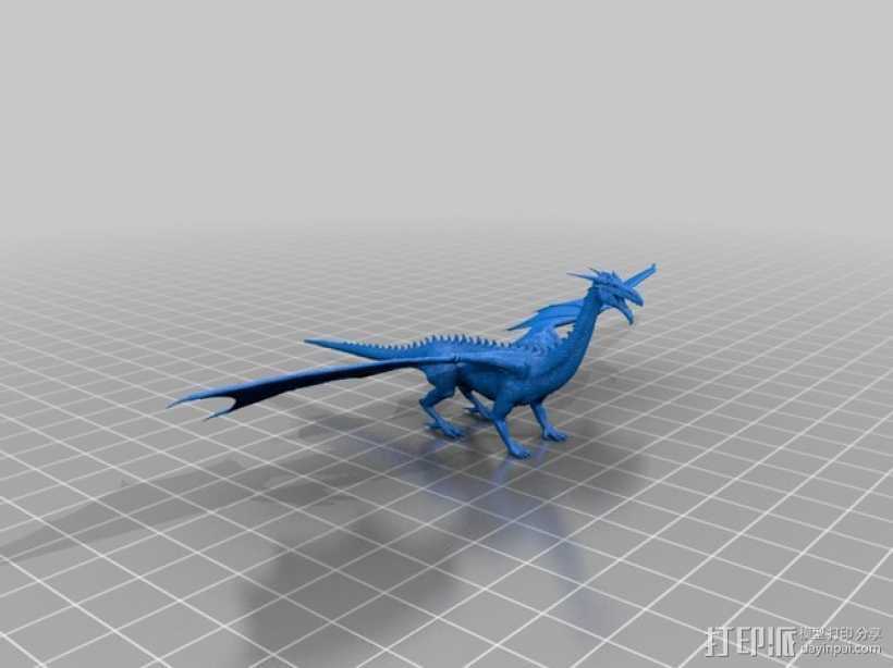龙 3D打印模型渲染图