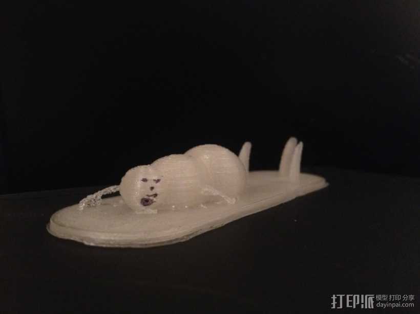 雪人和鲨鱼 3D打印模型渲染图