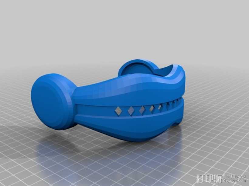 独眼巨人护目镜 3D打印模型渲染图