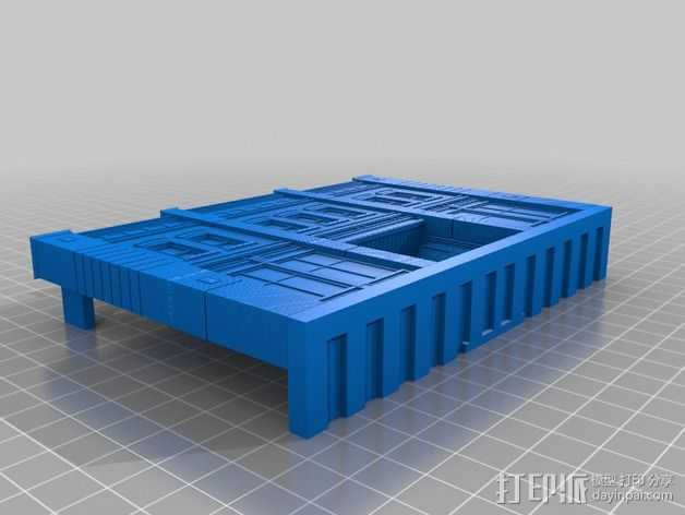 贸易大厦模型 3D打印模型渲染图