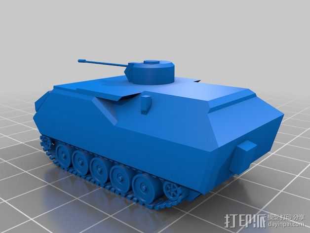 ypr 765坦克 3D打印模型渲染图