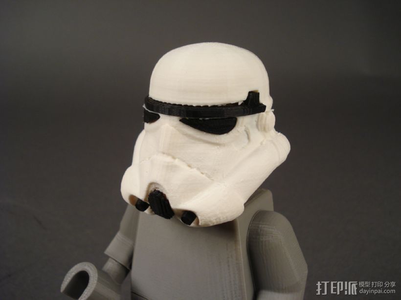 帝国风暴兵头盔 3D打印模型渲染图