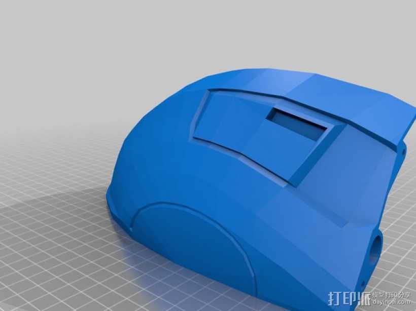 光晕4 头盔 3D打印模型渲染图