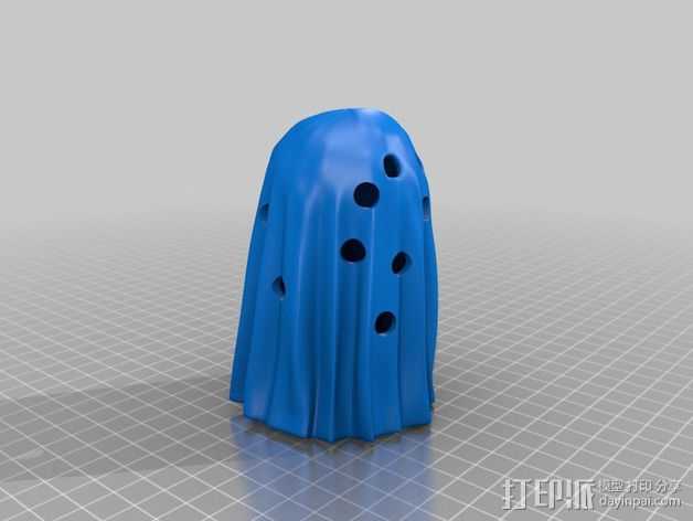 幽灵 3D打印模型渲染图