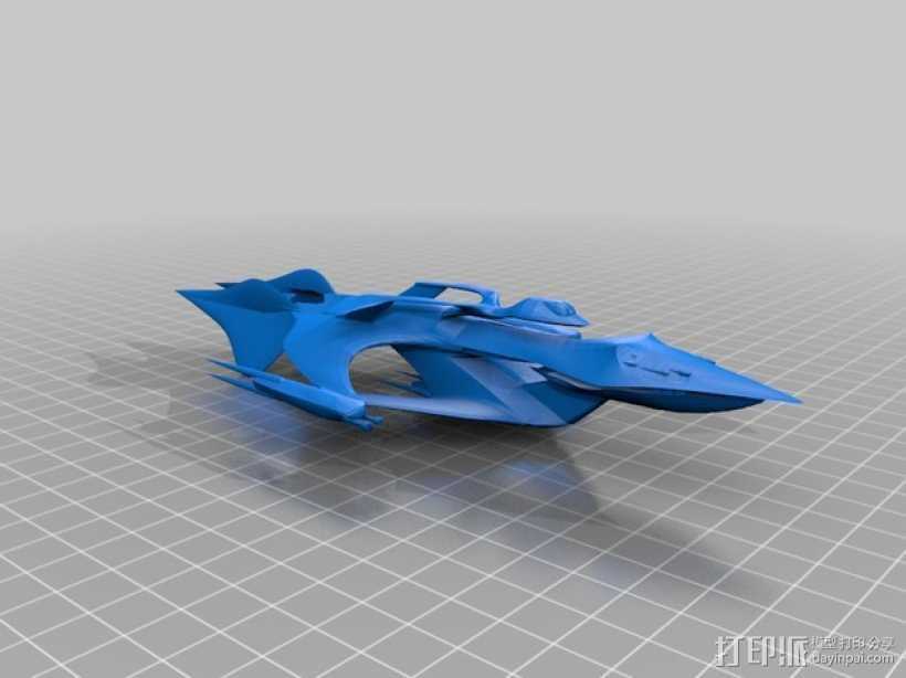 Whitestar class星舰 3D打印模型渲染图