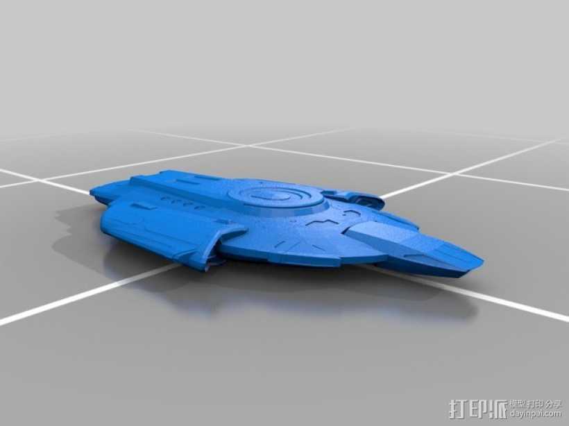护卫舰 3D打印模型渲染图