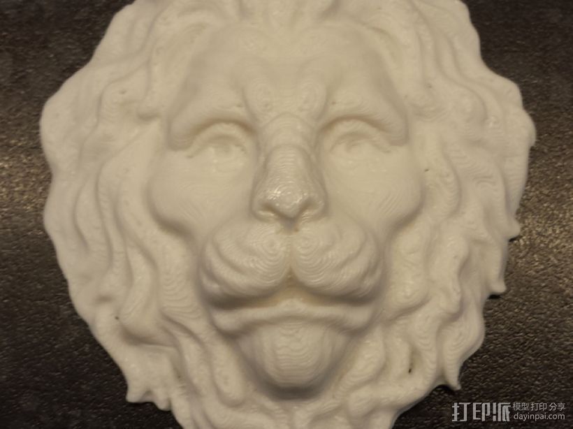 狮子头 3D打印模型渲染图